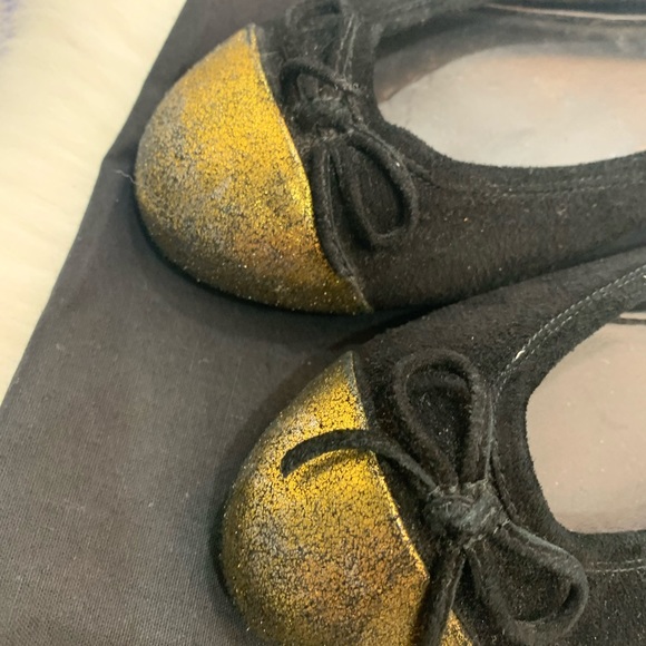 Lightly used, suede  Delmam ballet flats - Picture 2 of 3